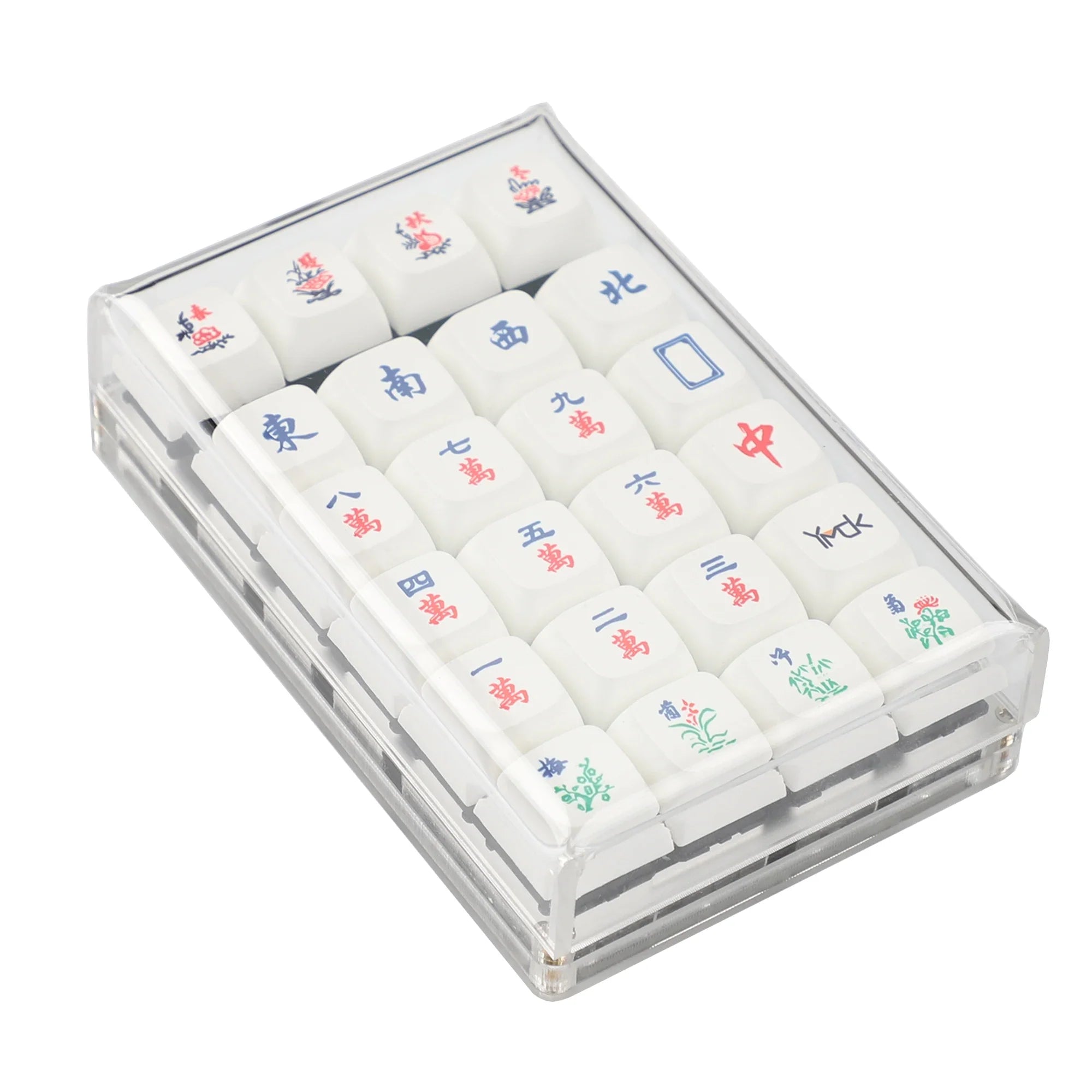 Mehāniskā tastatūra Putekļu pārsegs Taustiņu vāciņa vāciņš akrils priekš Numpad Pad YMD21