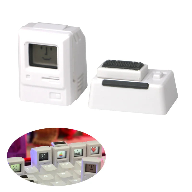 2023 K-04 MAC FC, teclas de juego Retro clásicas, teclado mecánico, bonita tapa de llave, botón de juego, teclas personalizadas para interruptor