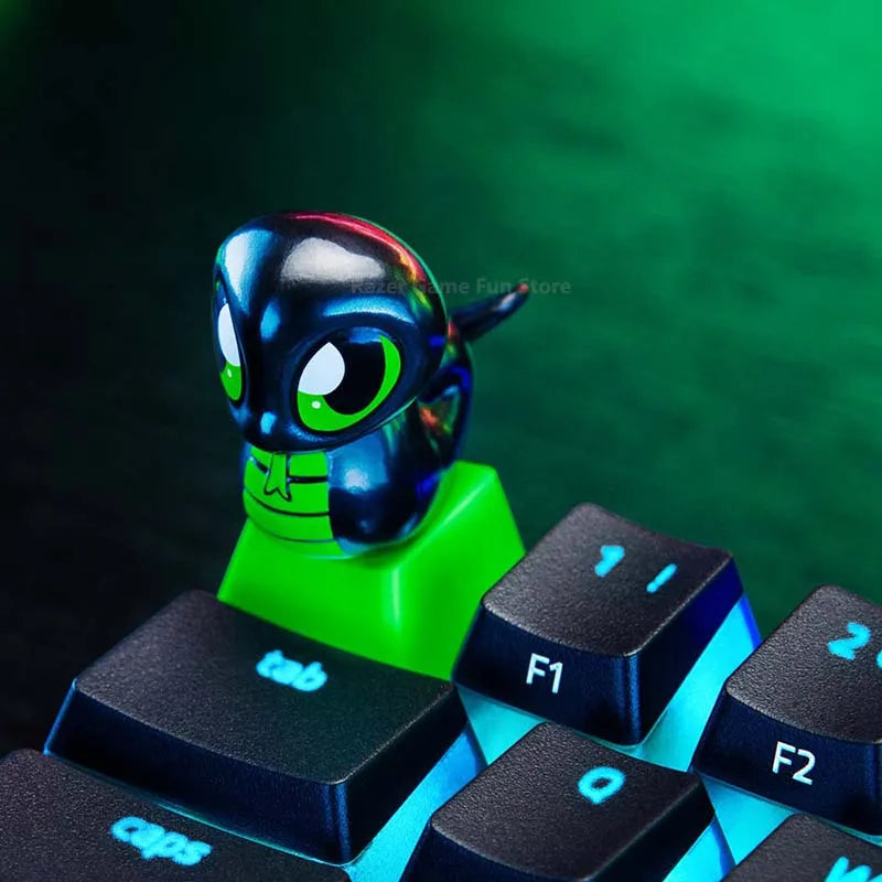 Razer Sneki Snek Keycap Lindo accesorio de teclado complementario Hecho de ABS y PVC Se adapta a todos los teclados mecánicos y ópticos de Razer