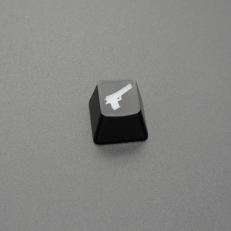 CS GO Gaming keycaps Key Button CF key caps game keycap Game Accessories Personality Pervious ABS Cap for Mechanical keyboard