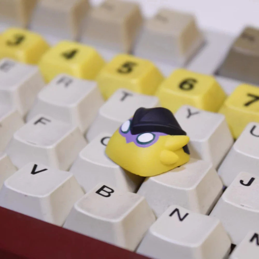 Valorant Keycap Gekko Wingman Anime Keycap Original Resin Keyboard Cap Custom Artisan Key Cap para teclado mecánico Regalo de jugador