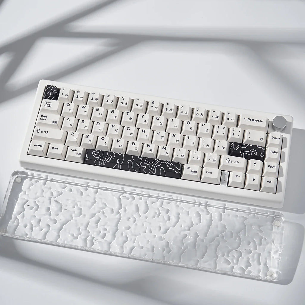 Coral Sea Keycap 4PCS Keycaps Cherry Profile Dye-Sub PBT keycaps Space Bar 6.25U ESC Enter Custom Keycap For Mechanical Keyboard
